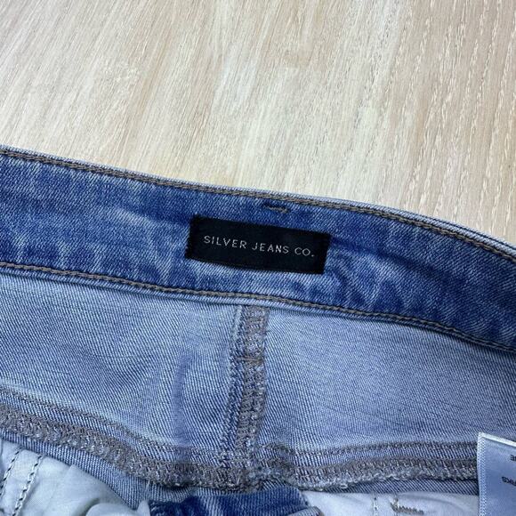 Silver Jeans Suki Skinny Light Wash Denim Stretch Casual Jeans Men's 31x29 - Picture 9 of 11